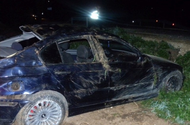 Пияна шофьорка е катастрофирала на пътя между село Търнак и
