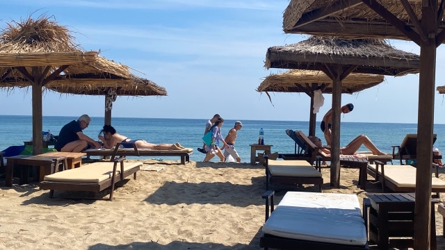 През това лято броят на туристите които са почивали край