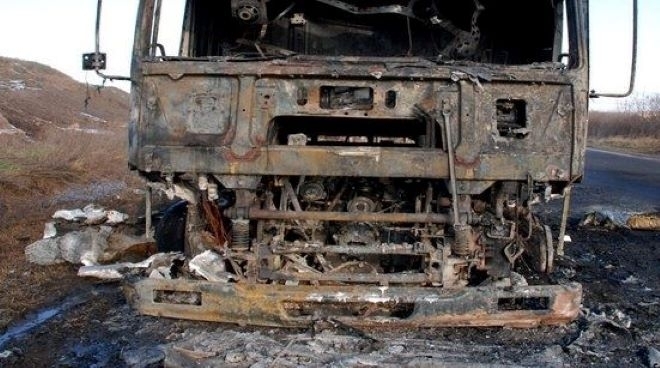 Камион изгоря като факла в Монтанско научи BulNews Вчера е бил