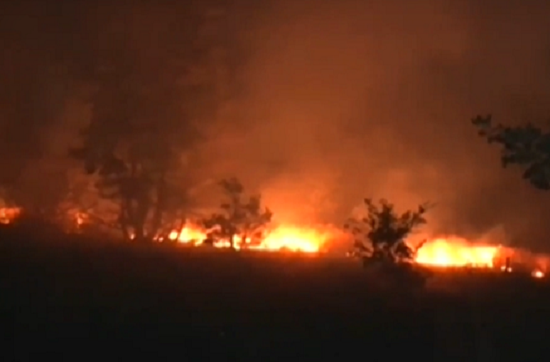 Вторият за този сезон голям пожар в Сакар планина между харманлийските