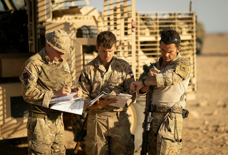 Рота от състава на Ирландския кралски полк на Британската армия