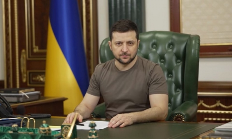 Украинският президент Володимир Зеленски обеща да отвоюва частите от Южна Украйна