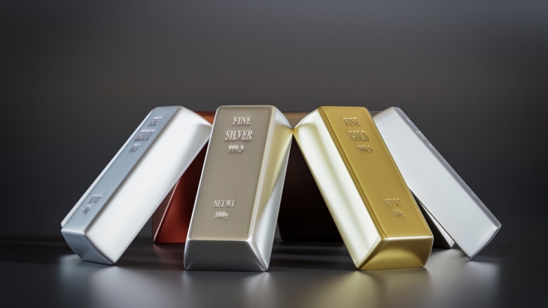 Цените на златото и среброто достигнаха рекордни нива докато повечето