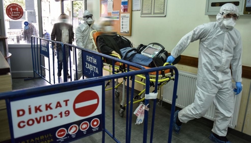 Според данни на Министерството на здравеопазването вчера Турция съобщи рекордните