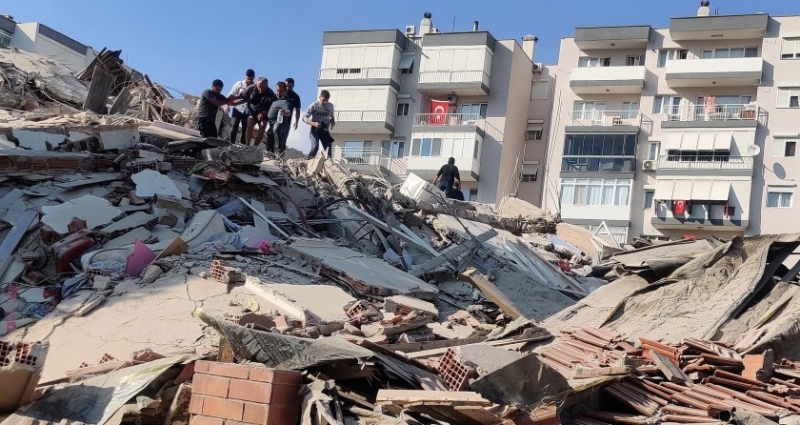 Броят на жертвите от земетресението в провинция Измир в Западна