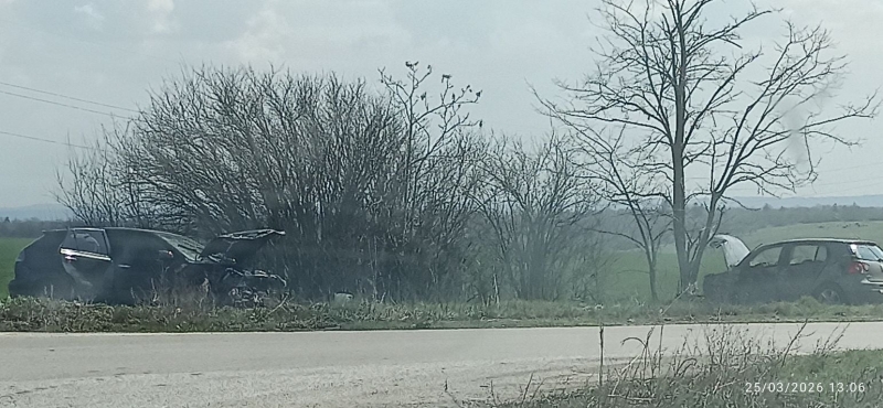 Кръв на пътя! Тежка катастрофа между Търнак и Лазарово, има пострадал /снимка/