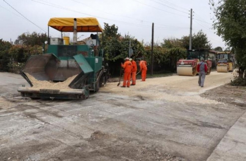 Ремонт на улици и тротоари в Трайково Сталийска махала Ковачица