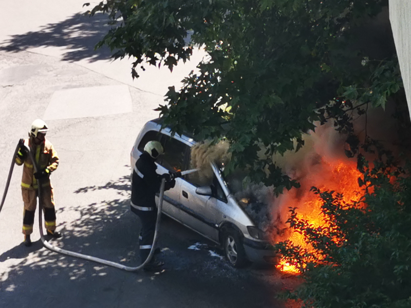 Пожар унищожи кола в Белоградчик научи BulNews Инцидентът е от вчера