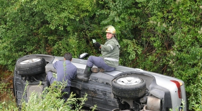 Вчера на пътя между град Червен бряг и село Рупци