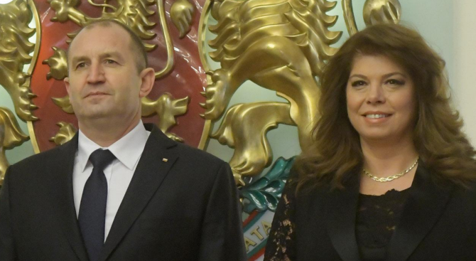 Държавният глава Румен Радев и вицепрезидентът Илияна Йотова ще се