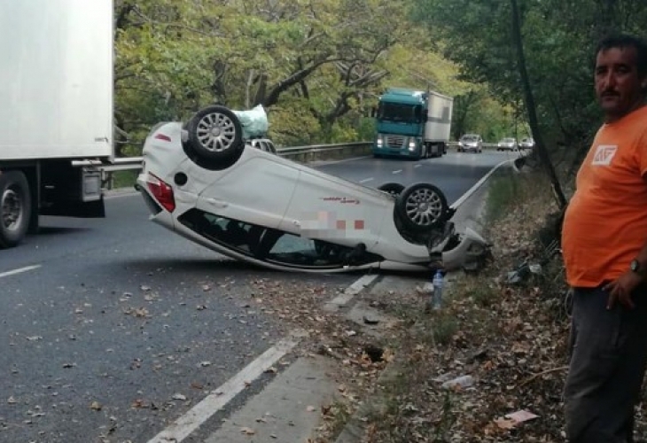 Свличане на скална маса причини тежка катастрофа в Кресненското дефиле