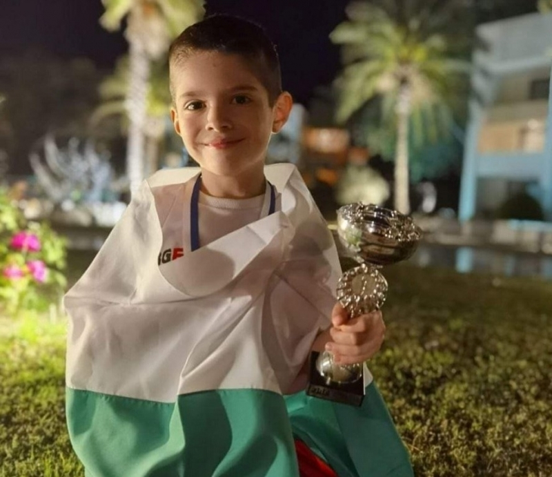 Велислав Захариев на 7 г зае изключителното престижно трето място