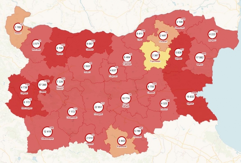 Заради значителния ръст на новозаразени жители на Враца и след