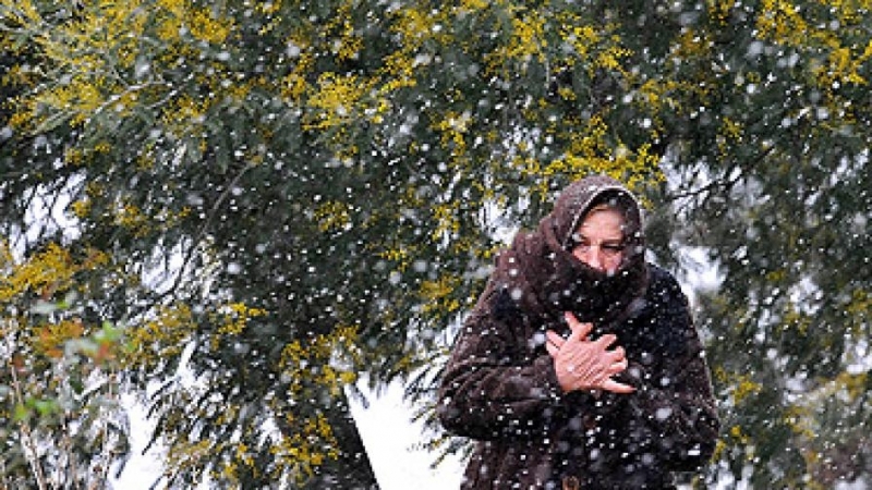 През тази нощт от запад облачността намаля и вятърът отслабна