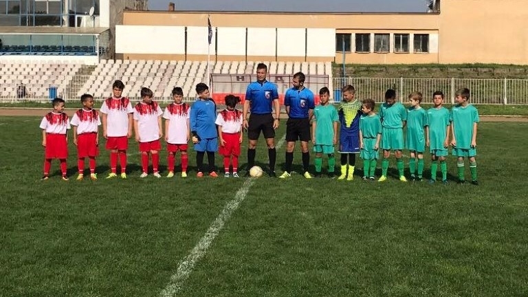 Първият отбор на Бдин Видин при възрастова група Футбол 7 победи