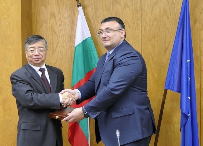 Министърът на вътрешните работи Младен Маринов проведе среща с делегация