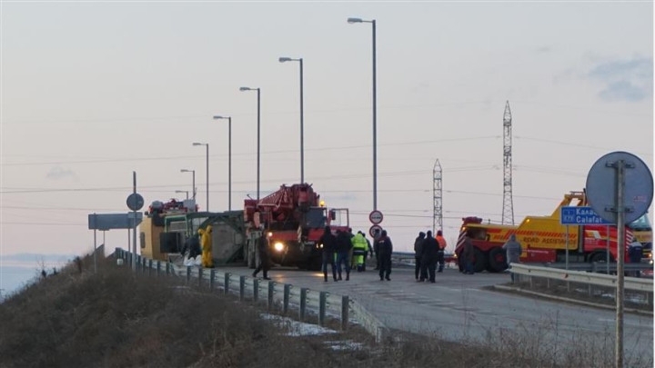 Сигнал за инцидент с цистерна с опасен товар на надлеза