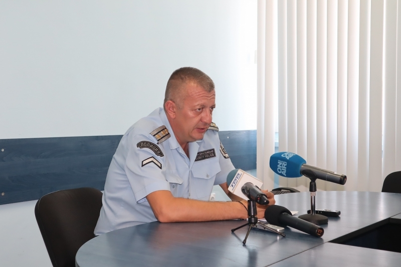 Началникът на отдел Охранителна полиция във Видин комисар Петър Петров