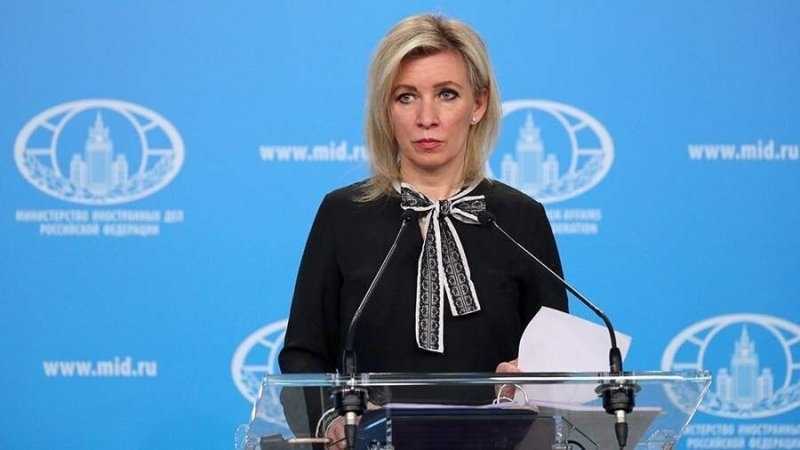 Говорителят на руското МВнР Мария Захарова заяви днес че при