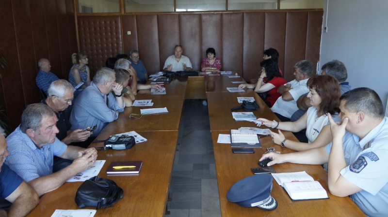 Представители на отдел Екология кметове и кметски наместници от община