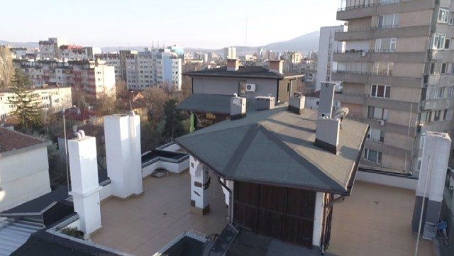 Терасата покрив от 186 кв метра към тризонета на шефа на