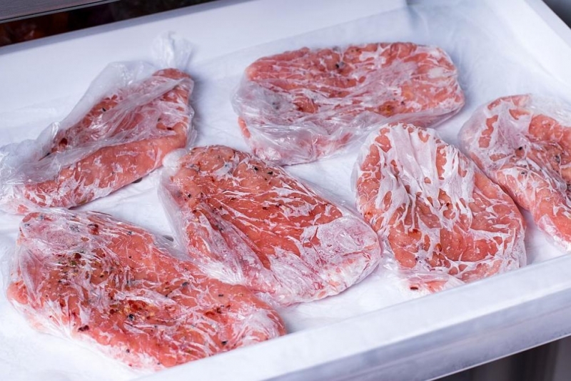 Помещения за клане на животни и 120 кг месо с неизяснен
