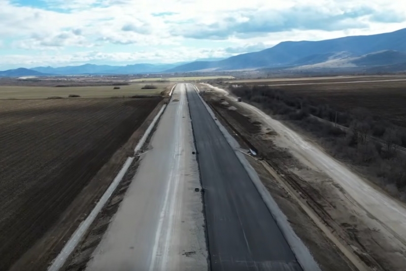 Напредва строежа на скоростния път Видин Ботевград в участъка от Бела