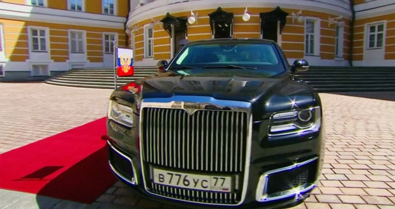 Президентът Владимир Путин участва в церемония по приемане на новата