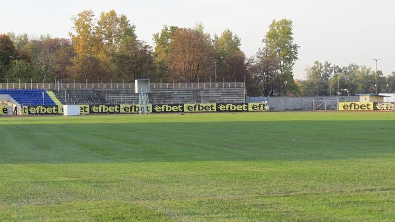 Теренът на стадион Огоста вече е затревен През последната седмица