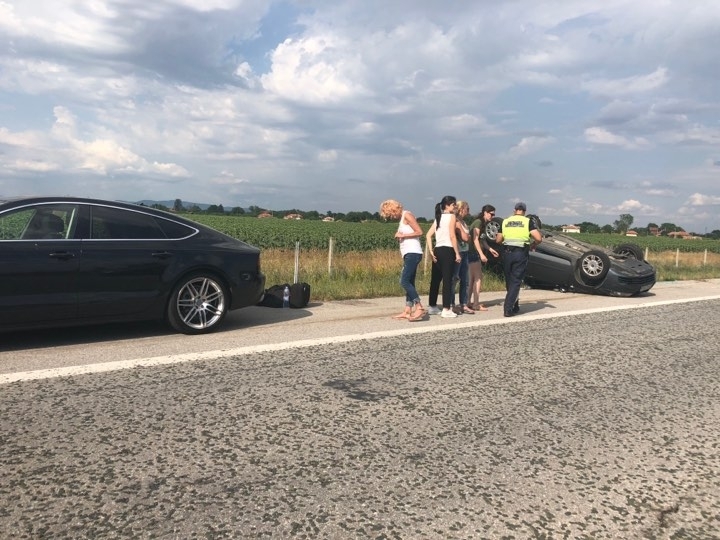 Страшна катастрофа е станала на 150 я км на АМ Тракия