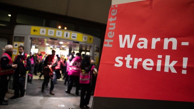 Въздушният трафик в Германия ще бъде объркан във вторник сутринта