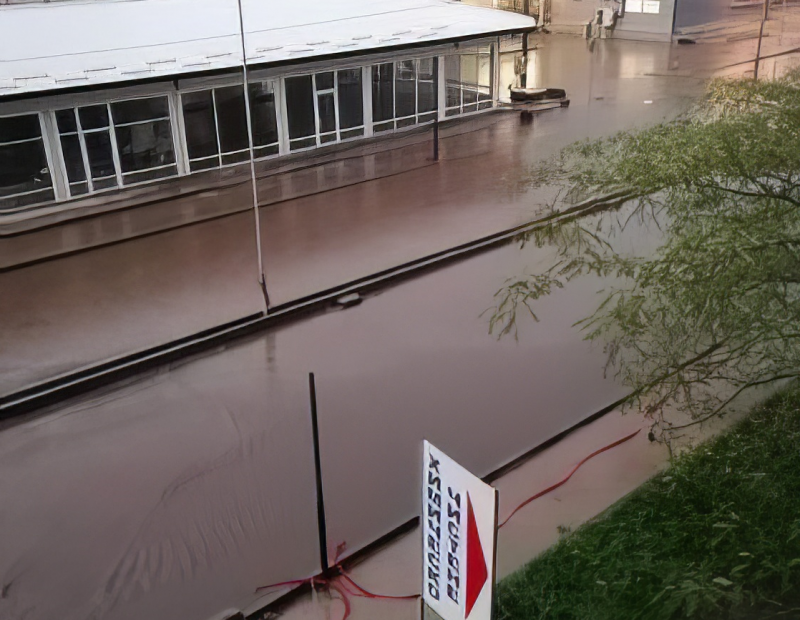 Пороен дъжд се е изсипал над цялата Монтанска област снощи