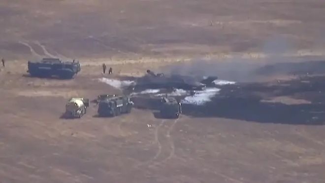 Изтребител F-35B се разби близо до база "Мирамар" край Сан Диего