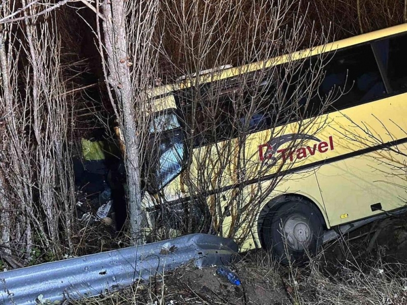 Разследват причините за тежката катастрофа с автобус между Свиленград и