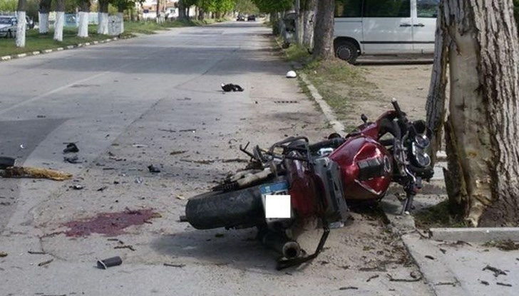 Пиян и неправоспособен младеж катастрофира с мотор в Монтанско научи