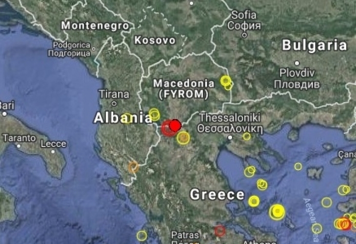 Земетресение с магнитуд 4 2 по Рихтер бе регистрирано днес