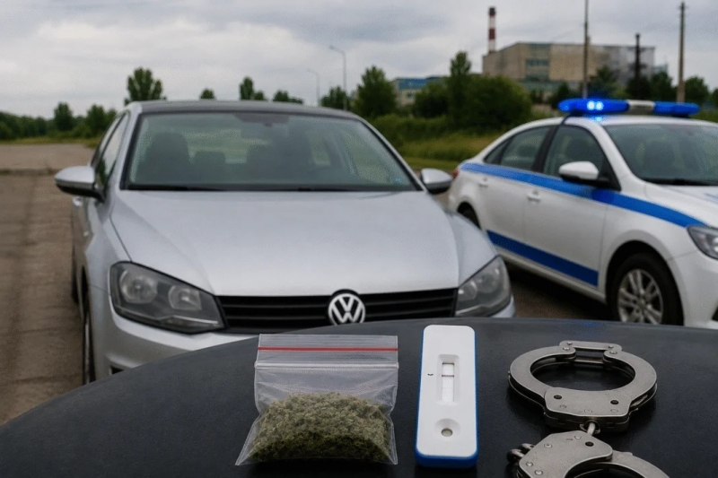 Полицаи откриха трева в колата на врачанка в Криводол съобщиха