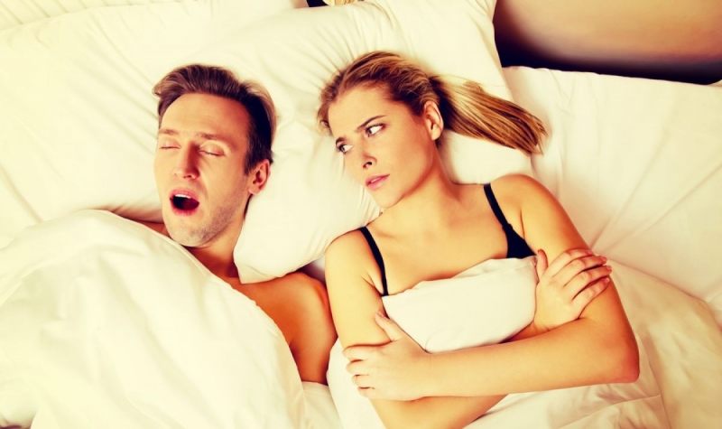 Сексуално удовлетворение на мъжете се определя от хъркането им докато