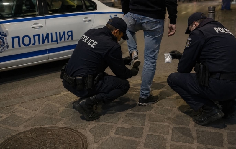 При спецакция във Враца: Арестуваха крими герой за притежание на наркотици, скрил дрогата в обувката си