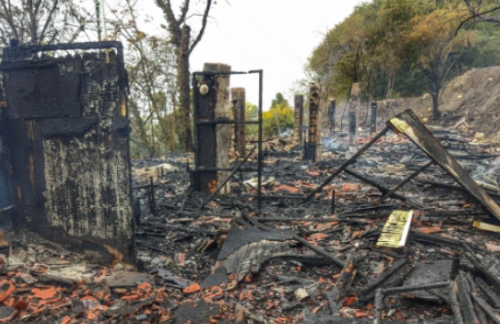 Пожар вилня в бунгало до язовира в монтанско село съобщиха
