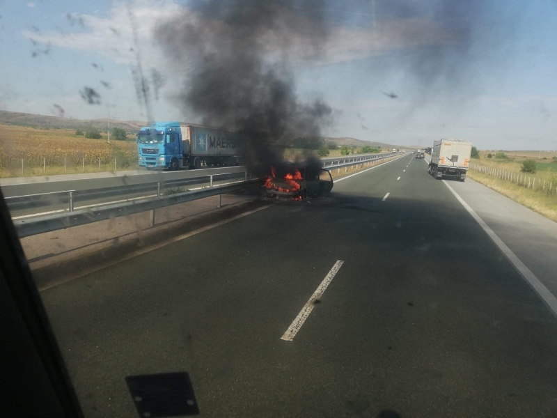 Катастрофа затвори АМ Тракия при 264 км в посока Бургас По