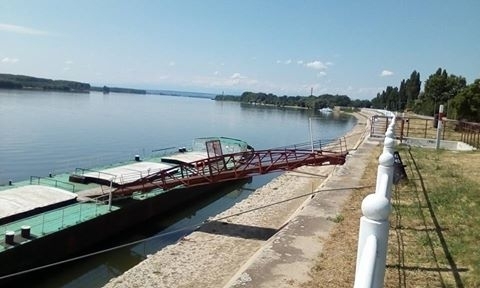 Нивото на Дунав в началото на българския участък на реката
