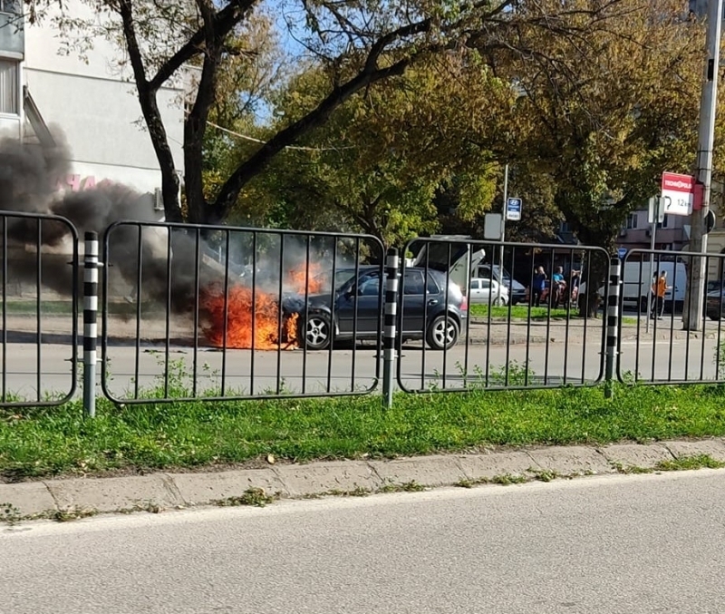 От полицията във Видин излязоха с подробности за пламналия Голф