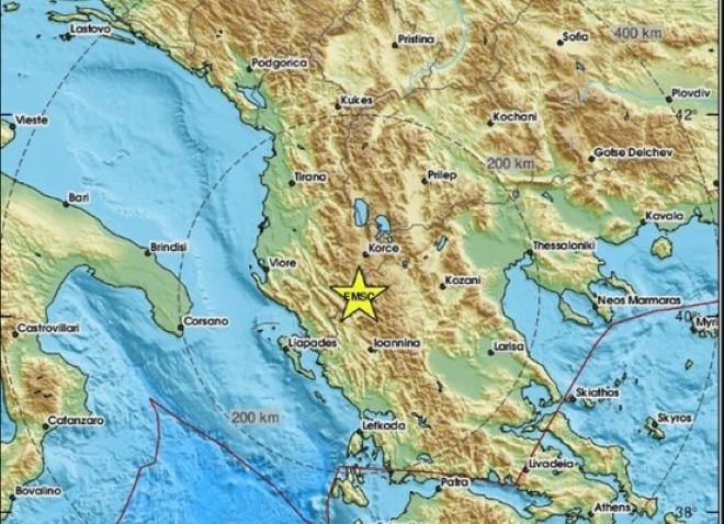 Земетресение с магнитуд 4 1 по Рихтер бе регистрирано тази сутрин