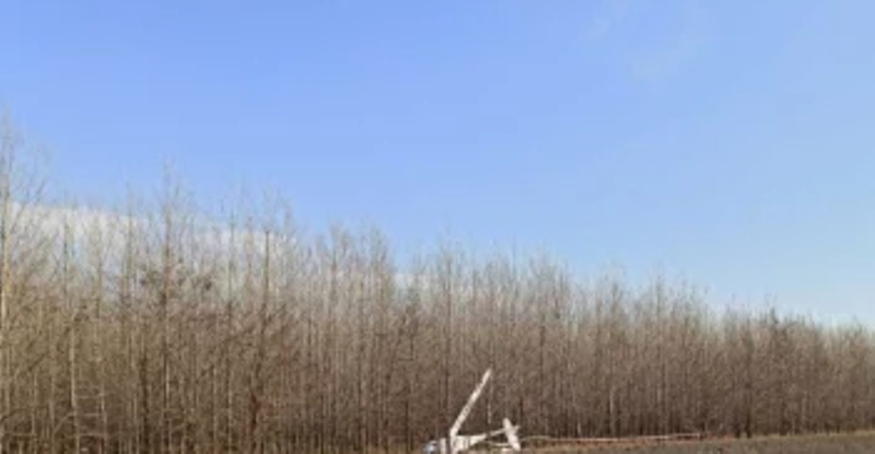 Самолет падна край русенско село