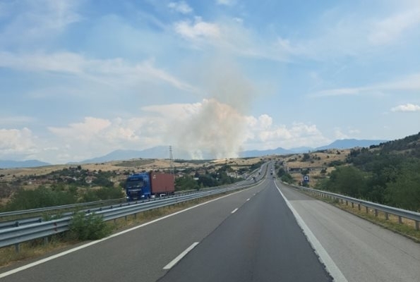 Зрелищна случка се е разиграла през последните дни на пътя