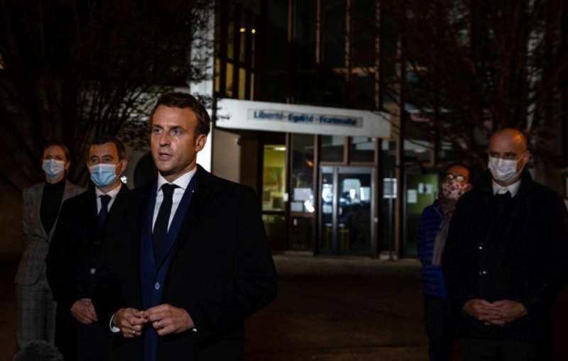 Френският президент Еманюел Макрон реши вчера да повиши сигурността на учебните