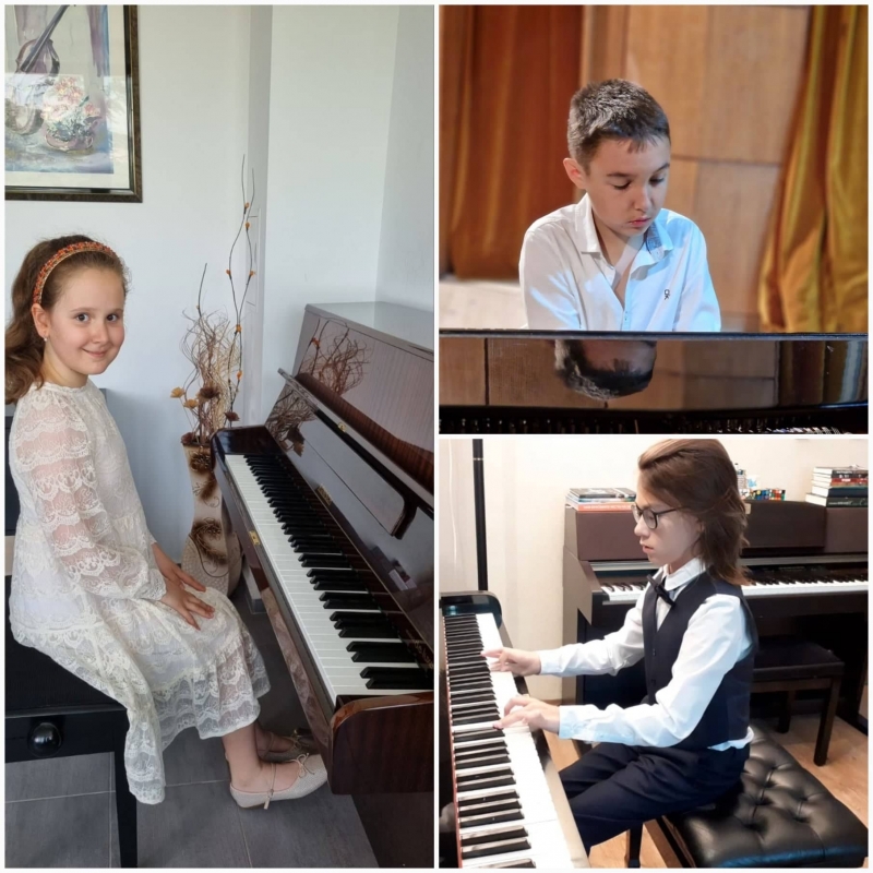 Трима ученици на клавирния педагог Олга Младенова от Враца спечелиха