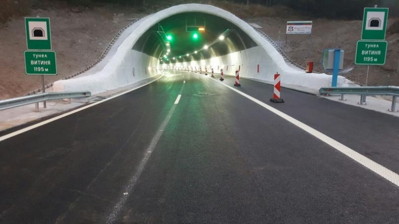 Променя се организацията на движение в тунел „Витиня" на АМ „Хемус"