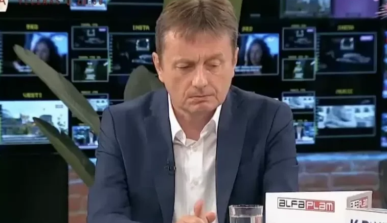 Сръбският министър на инвестициите Дарко Глишич който получи инсулт в ефира
